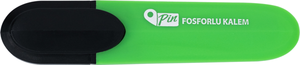 Pin 800 Fosforlu Kalem Yeşil 10'lu Paket - Image 1