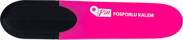 Pin 800 Fosforlu Kalem Pembe 10'lu Paket - Image 1