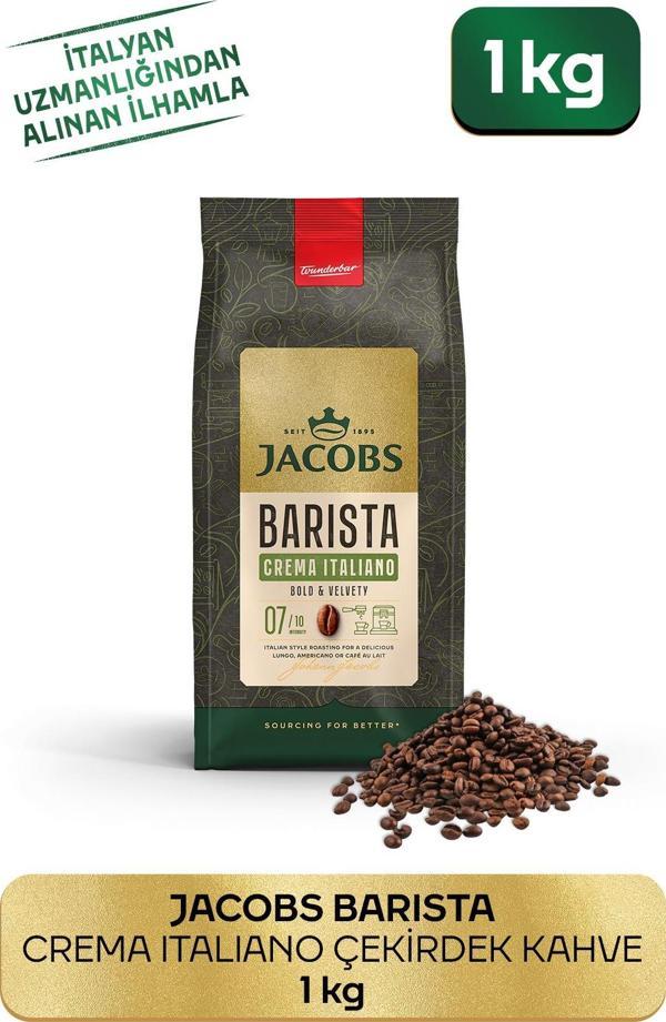 Jacobs Barista Editions Çekirdek Kahve Crema Italiano 1kg - Image 1
