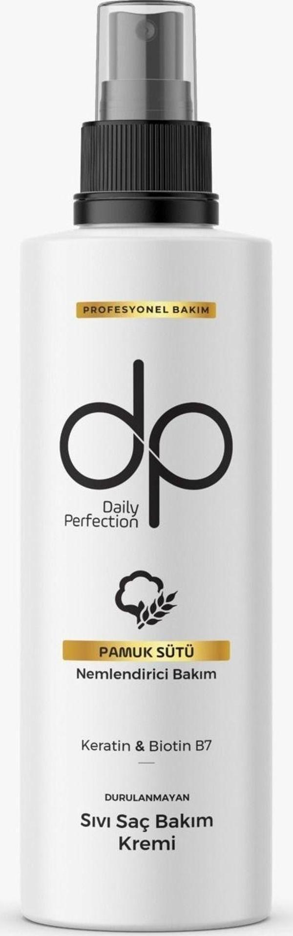 Dp Daily Perfection Pamuk Sütü Durulanmayan Sıvı Saç Bakım Kremi 180 Ml - Image 1