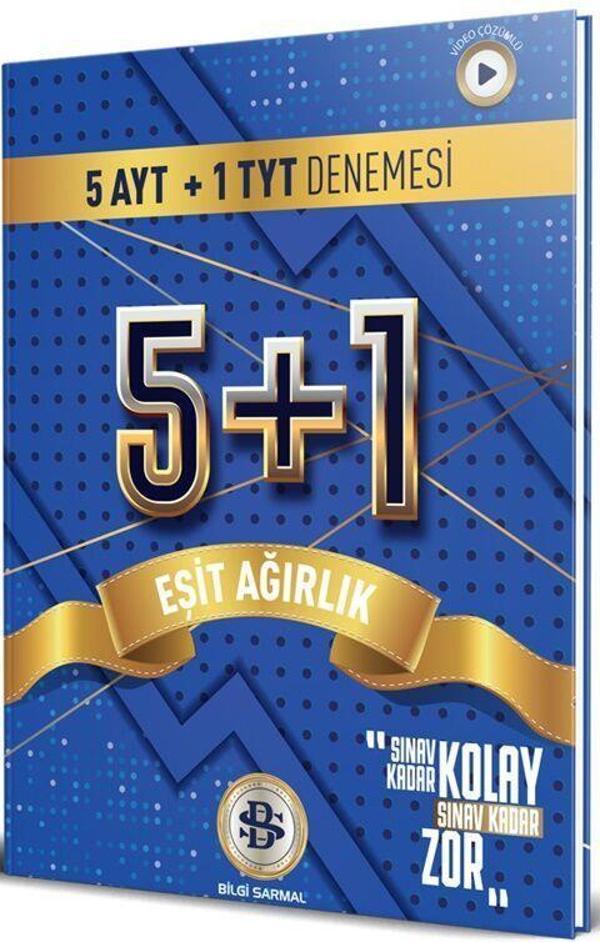 Bilgi Sarmal TYT AYT Eşit Ağırlık 5 + 1 Denemesi - Bilgi Sarmal Yayınları - Image 1