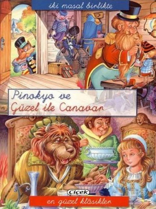 2 Masal Birlikte Dizisi - Pinokyo ve Güzel ile Canavar - Çiçek Yayıncılık - Image 1