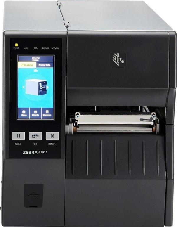 ZEBRA ZT41142 Thermal + Seri + Usb + Ethernet + Bluetooth 203 dpi Endüstriyel Barkod Yazıcı - Image 1
