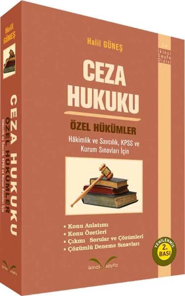 Ceza Hukuku - Özel Hükümler - İkinci Sayfa - Image 1