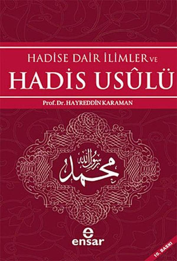Hadise Dair İlimler ve Hadis Usulü - Ensar Neşriyat - Image 1