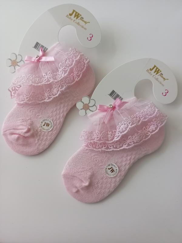 RBS SOCKS JW ÇOCUK DANTELLİ ÇORAP  2'Lİ - Image 1