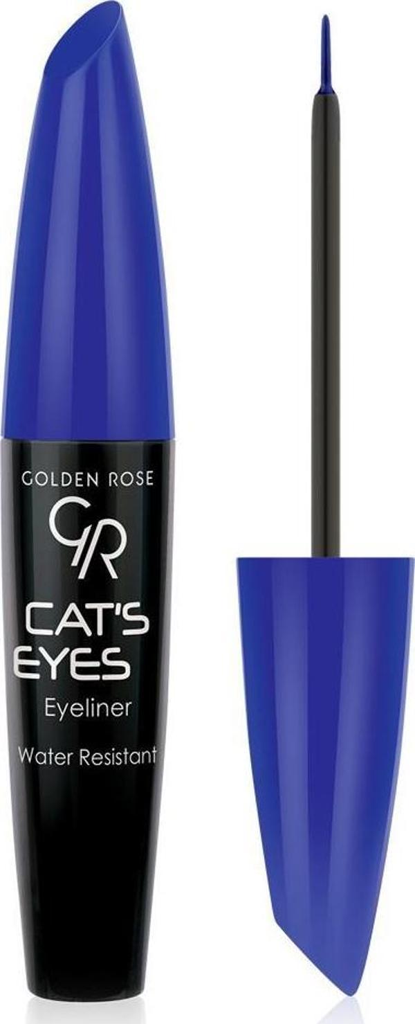 Golden Rose Cat's Eyes Eyeliner Matte Blue  - Image 1