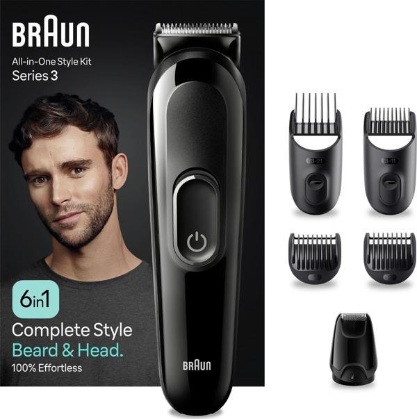 Braun Series 3 MGK3410 Hepsi Bir Arada Şekillendirme Seti, 6’sı 1 Arada Erkek Bakım Kiti - Image 1