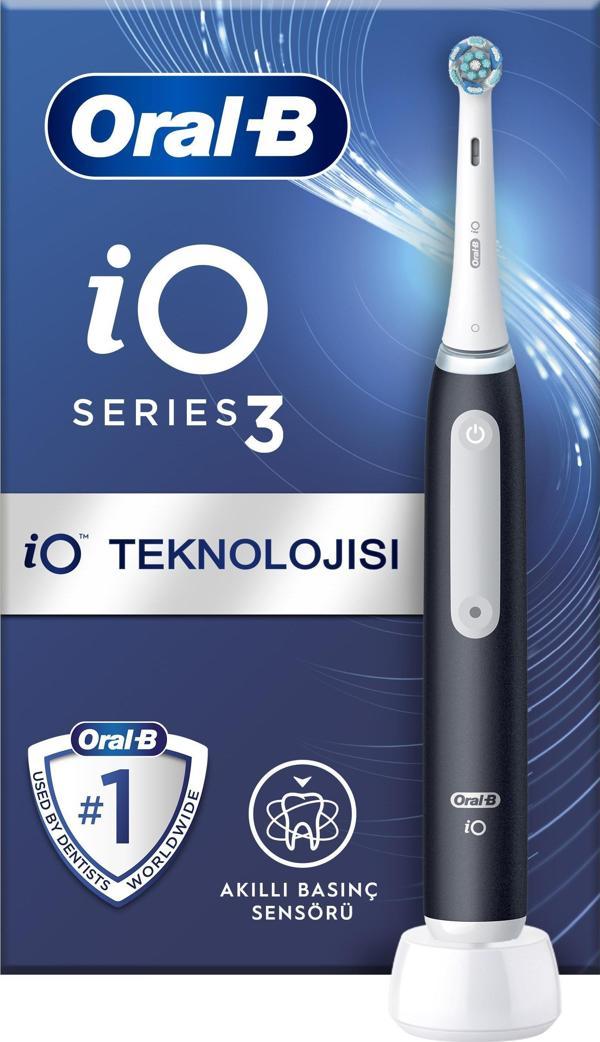 Oral-B iO 3 Şarjlı Diş Fırçası - Siyah - Image 1
