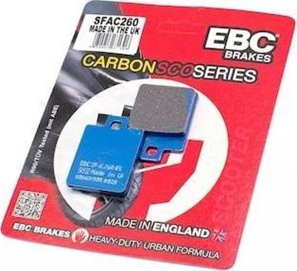 Ebc Sfac260 2012-2018 Peugeot Citystar 200 Uyumlu Arka Fren Balatası Karbon Balata - Image 1