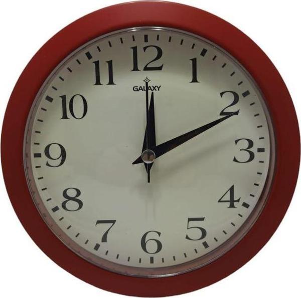 14 Cm Kırmızı Renk Duvar Saati - Image 1