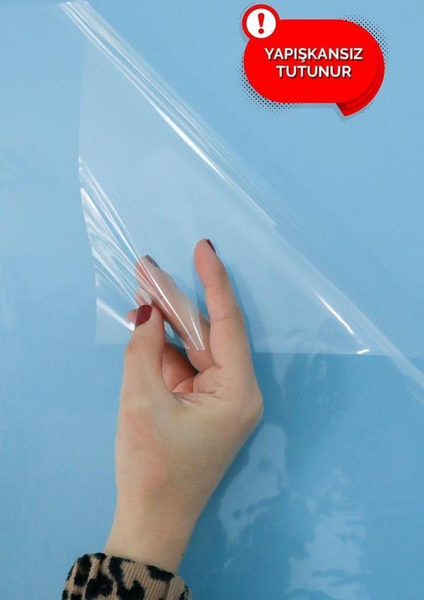 Pi Papers Akıllı Kağıt - 100x120 Cm Şeffaf 10 Adet, Statik Tutunabilir, Yapışkansız, Çivisiz Yazı Tahtası - Image 1