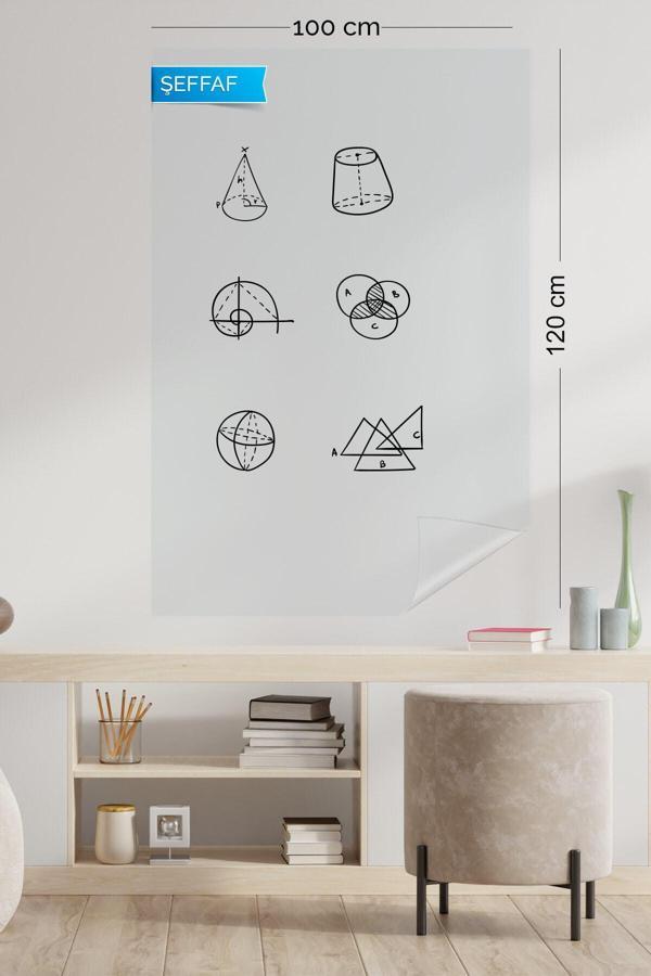 Pi Papers Akıllı Kağıt - 100x120 Cm Şeffaf, 2 Adet Yapışkansız Tutunan, Fotoğraf Not Belge Tutucu Özellikli - Image 1