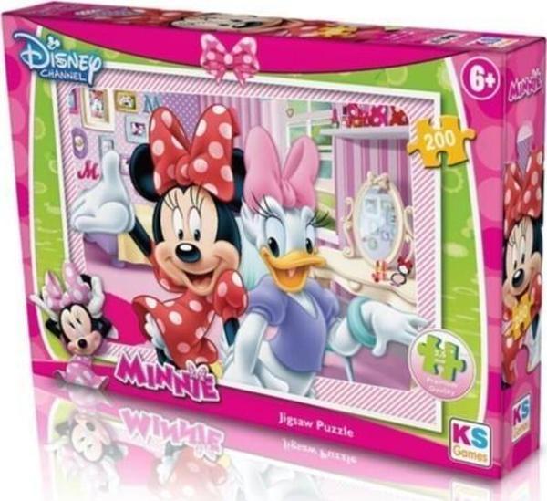 KS Games 200 Parça Puzzle Minnie Mouse Lisanslı Ürün - Image 1