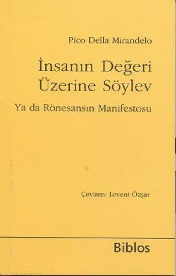İnsanın Değeri Üzerine Söylev - Biblos - Image 1