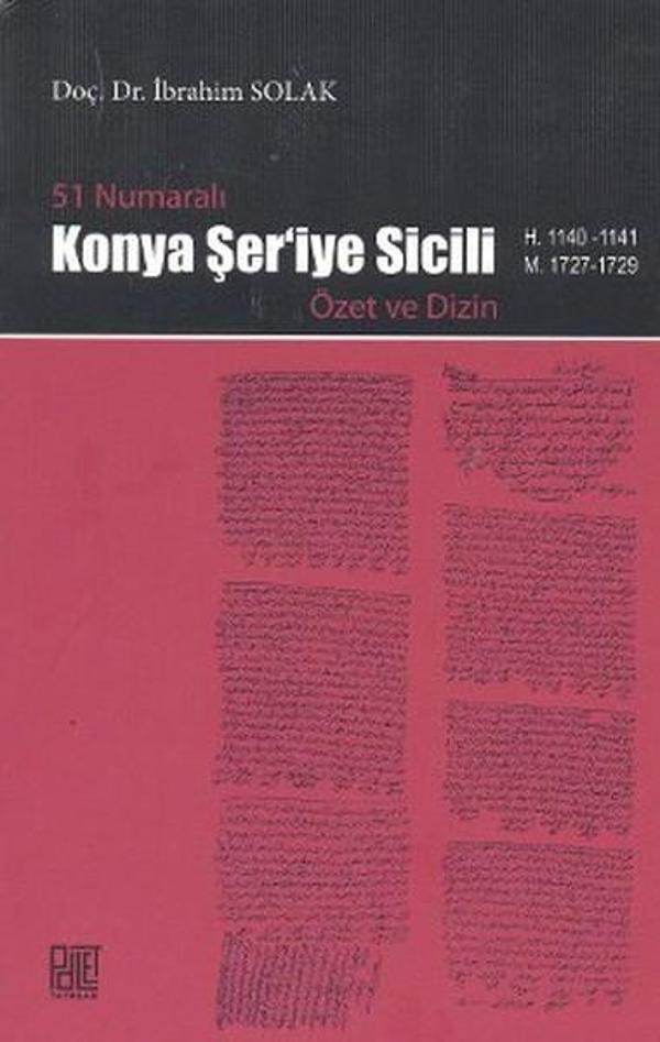 51 Numaralı Konya Şer'iye Sicili - Palet Yayınları - Image 1