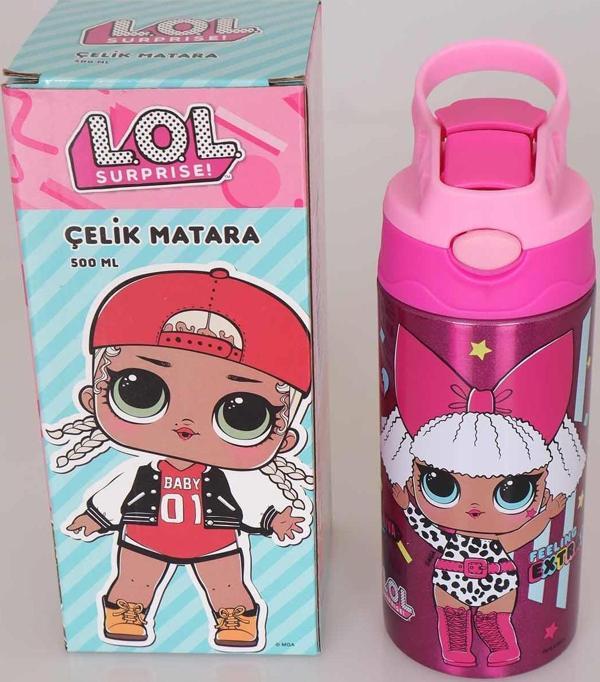 LİSANSLI LOL SURPISE ÇELİK MATARA 500 ML - Image 1