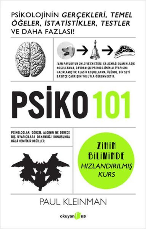 PSİKO 101:Psikolojinin Gerçekleri Temel Öğeler İstatistikler Testler ve Daha Fazlası! - Okuyan Us Yayınları - Image 1