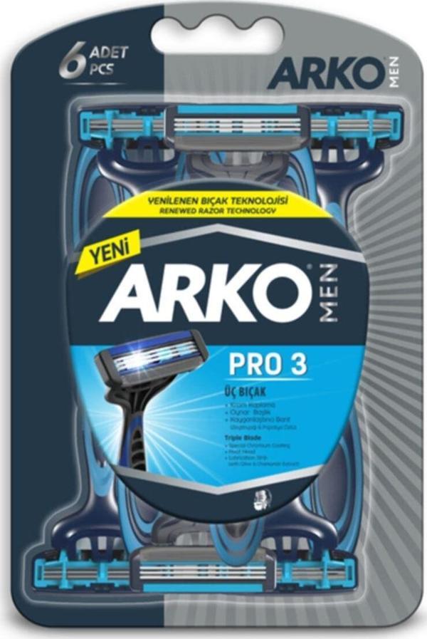 Arko Men T3 Tıraş Bıçağı 6'lı - Image 1