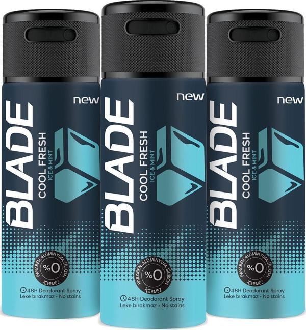 Blade Cool Fresh Deodorant 3x150ml - Image 1
