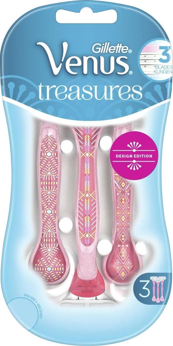 Gillette Venus Venus Tıraş Makinesi Treasure Pembe - Image 1