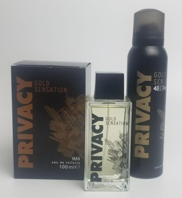 Privacy Gold Men Edt Erkek Parfüm 100 ml Deodorant 150 ml - Image 1