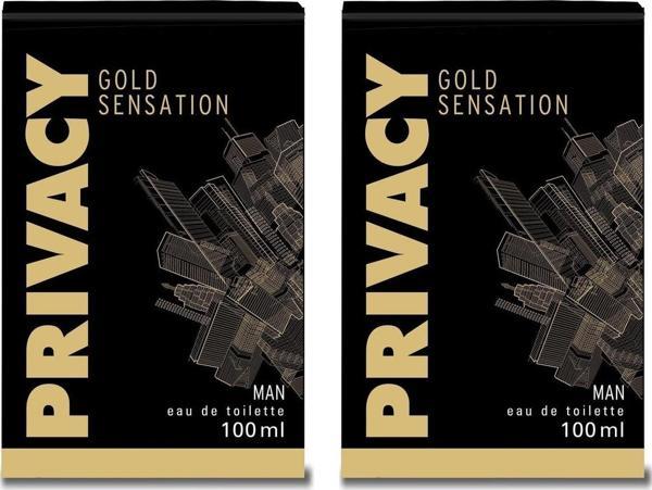 Privacy Gold Men Edt Erkek Parfüm 2 X 100ml - Image 1