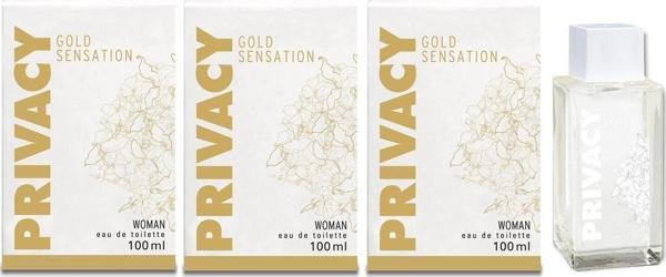 Privacy Gold Woman Edt 3 X 100 Ml - Image 1