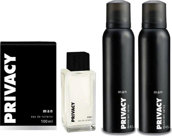 Privacy Man Edt 100 Ml + Deodorant 2 X 150 Ml - Image 1