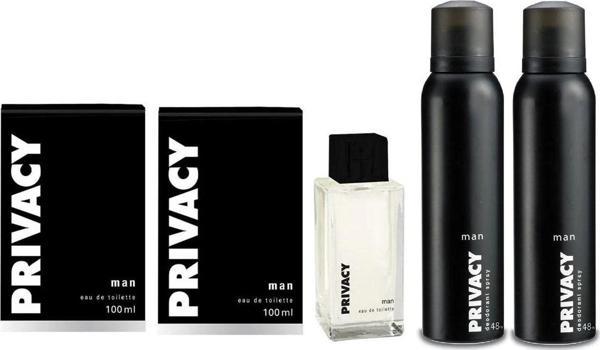 Privacy Man Edt Parfüm 2 x 100 ml + Deodorant 2 x 150 ml -BuonaFortunaPrivacy-0015x2-AD-0014x2-AD - Image 1