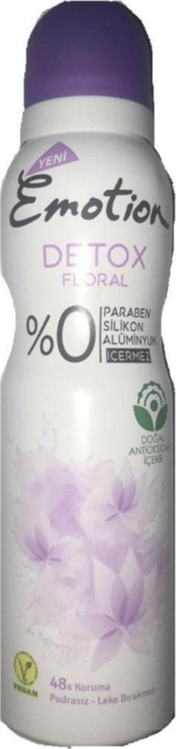 Emotion Deodorant Detox Floral 150ml - Image 1