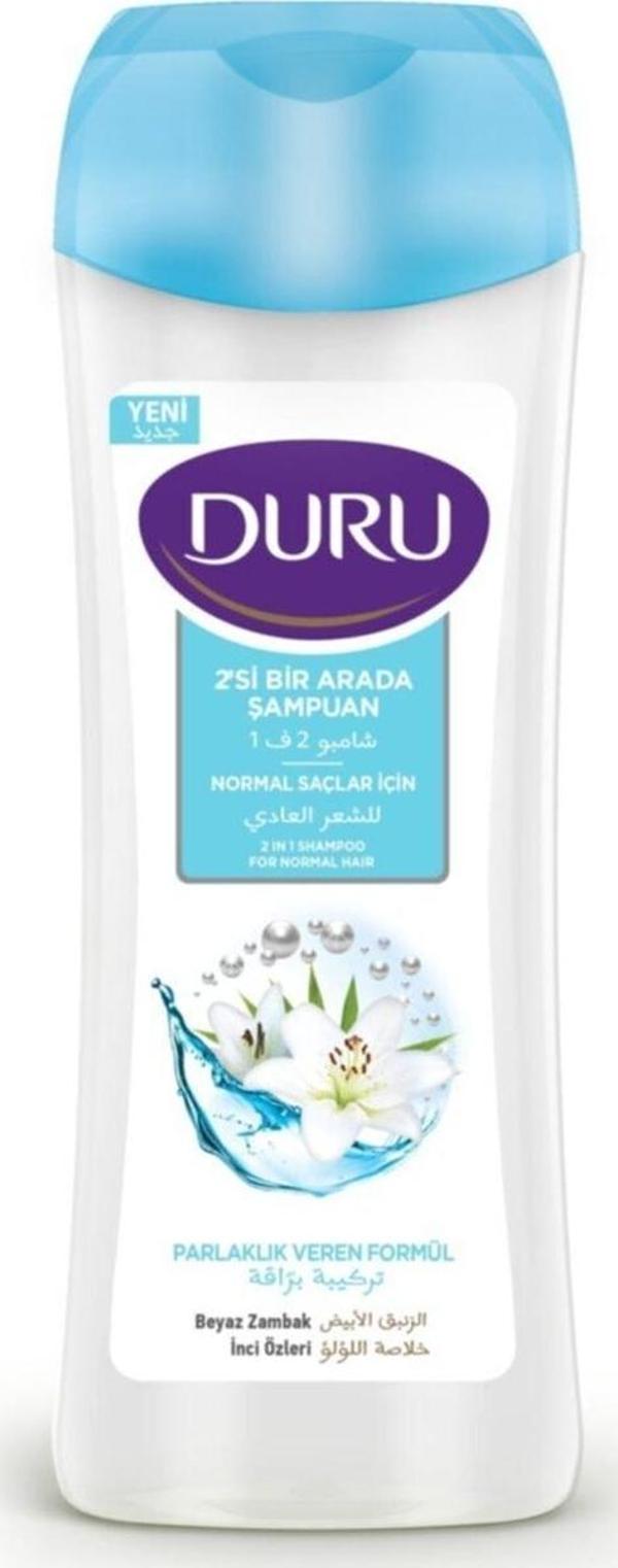Duru 2'si 1 Arada Şampuan Normal Saçlar 600 ml - Image 1