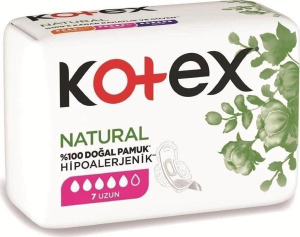 Kotex Natural Uzun 7'li 24 Adet - Image 1