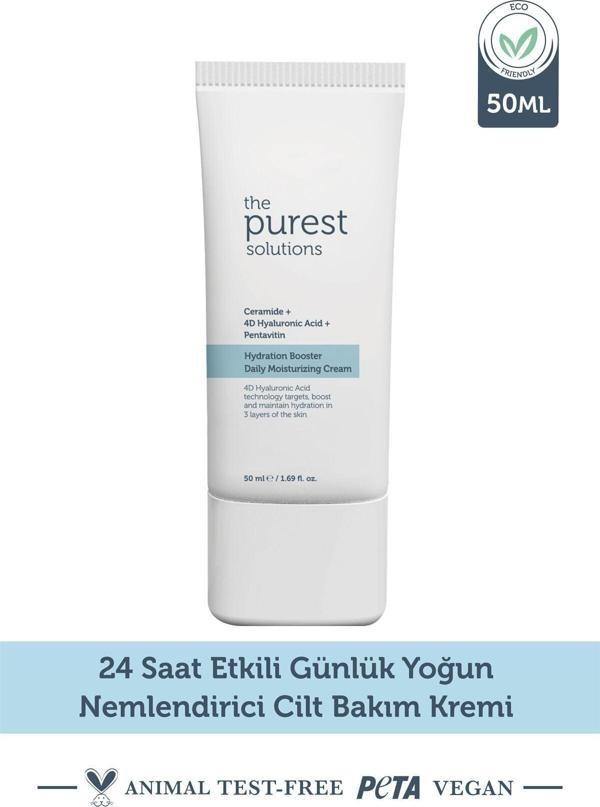 The Purest Solutions 24 Saat Etkili Günlük Yoğun Nemlendirici Cilt Bakım Kremi 50 ml - Image 1