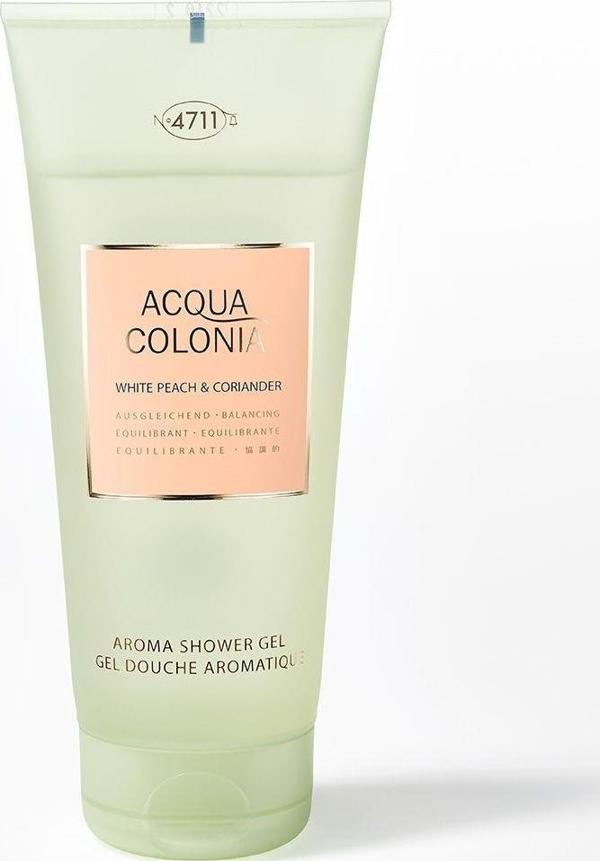 4711 Acqua Colonia White Peach & Coriander Shower Gel 200 ml Duş Jeli - Image 1
