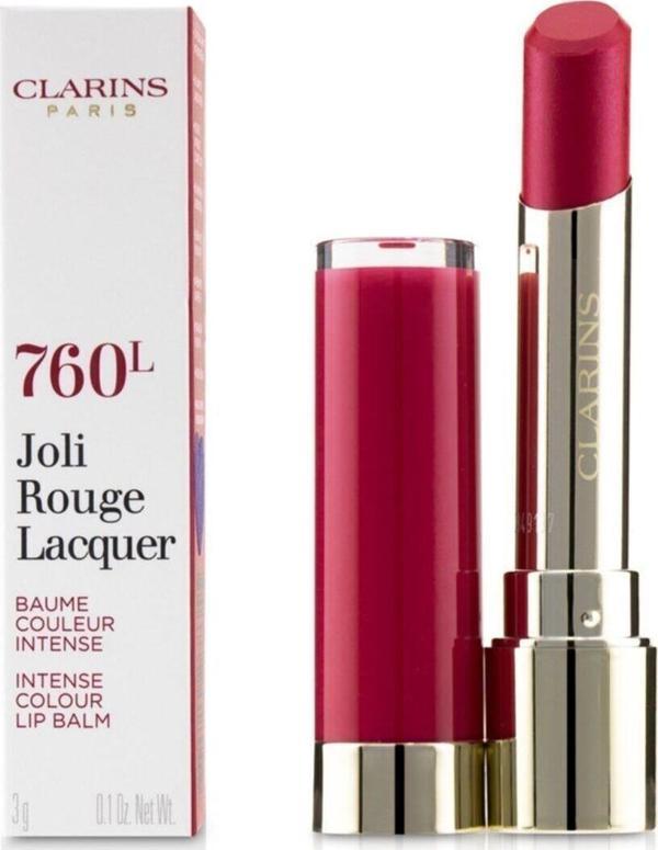 Clarins Joli Rouge Lacquer 760 Pink Cranberry Ruj - Image 1