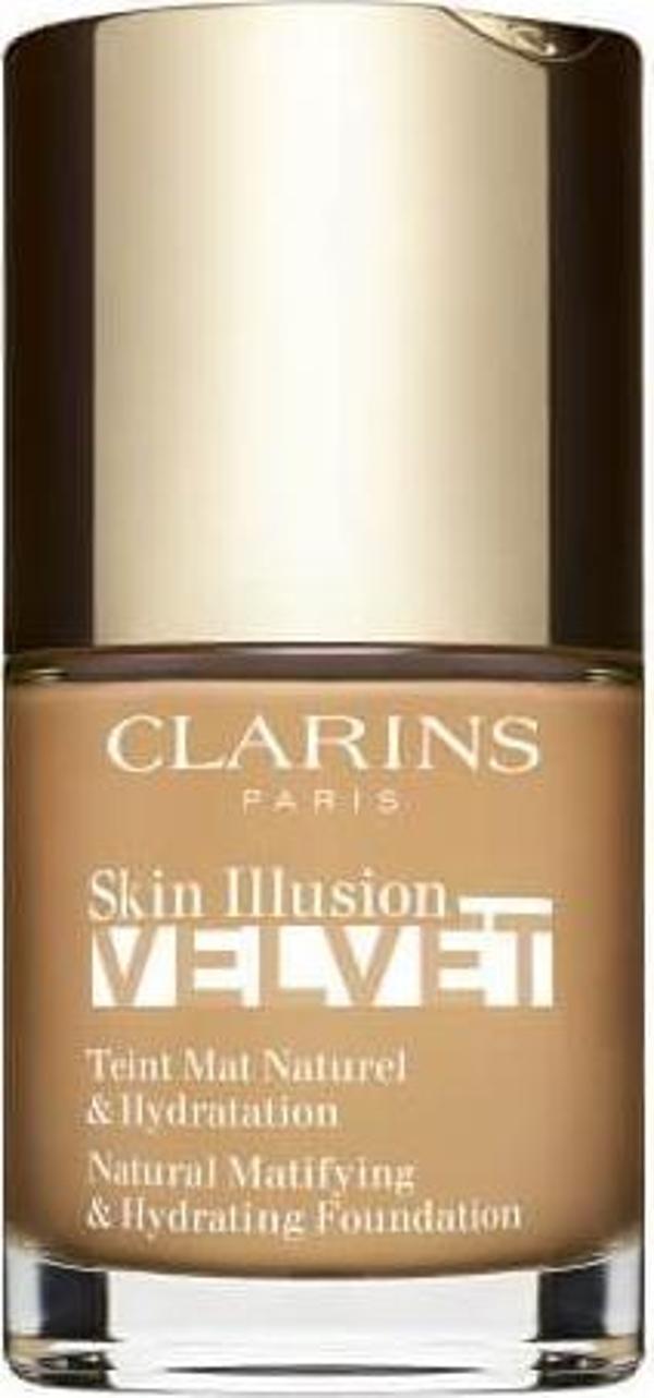Clarins Skin Illusion Velvet 112.3N Sandalwood 30 ml Matlaştırıcı Fondöten - Image 1