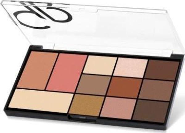 Golden Rose City Style Face & Eye Palette No: 01 Yüz Göz Paleti - Image 1