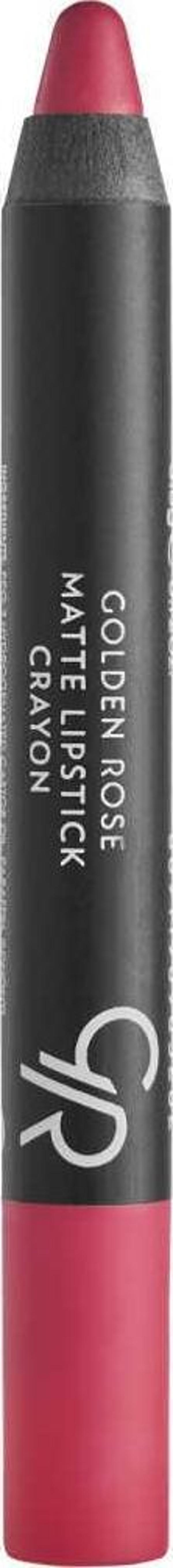 Golden Rose Matte Lipstick Crayon No: 17 Princess Pink Mat Kalem Ruj - Image 1