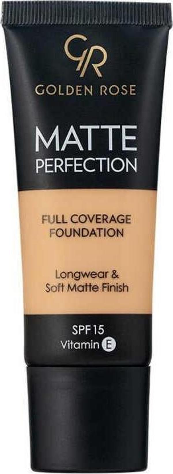 Golden Rose Matte Perfection Foundation No: Warm 5 Fondöten - Image 1