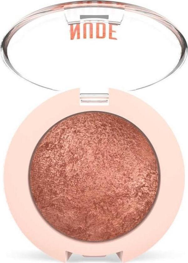 Golden Rose Nude Look Pearl Baked Eyeshadow No:02 Rosy Bronze Göz Farı - Image 1