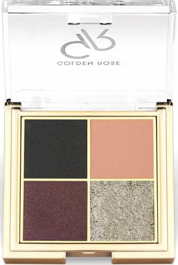 Golden Rose Quattro Eyeshadow Palette No:01 Göz Farı Paleti - Image 1