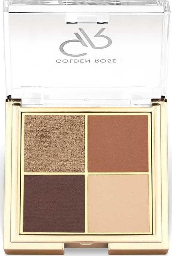 Golden Rose Quattro Eyeshadow Palette No:04 Göz Farı Paleti - Image 1