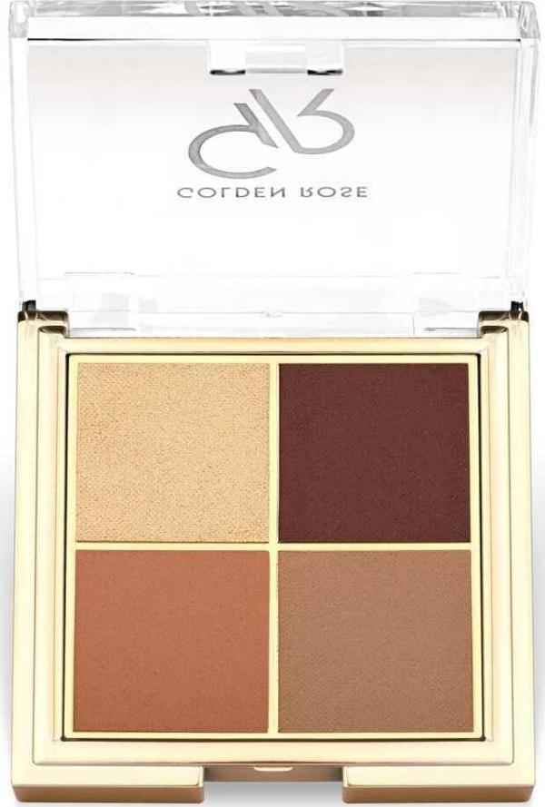 Golden Rose Quattro Eyeshadow Palette No:06 Göz Farı Paleti - Image 1