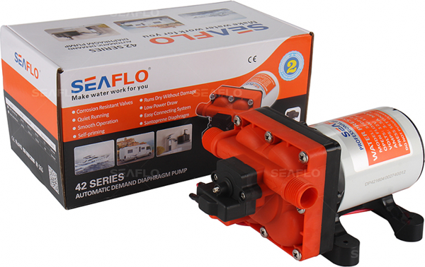 Seaflo Karavan, Tekne Hidroforu 12 Volt 18.9 lt/dak 55 psi 3.7 bar SFDP1-050-055-42 - Image 1