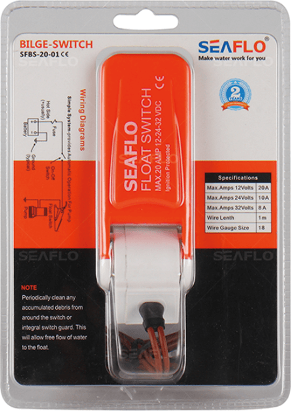 Seaflo Sintine Pompası Şamandıra Şalteri, DS Pompa Şamandırası SFBS-20-01 - Image 1