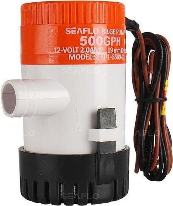 Seaflo SR12200 Sintine Pompası 12V 500 gph SFBP1-G500-01 - Image 1