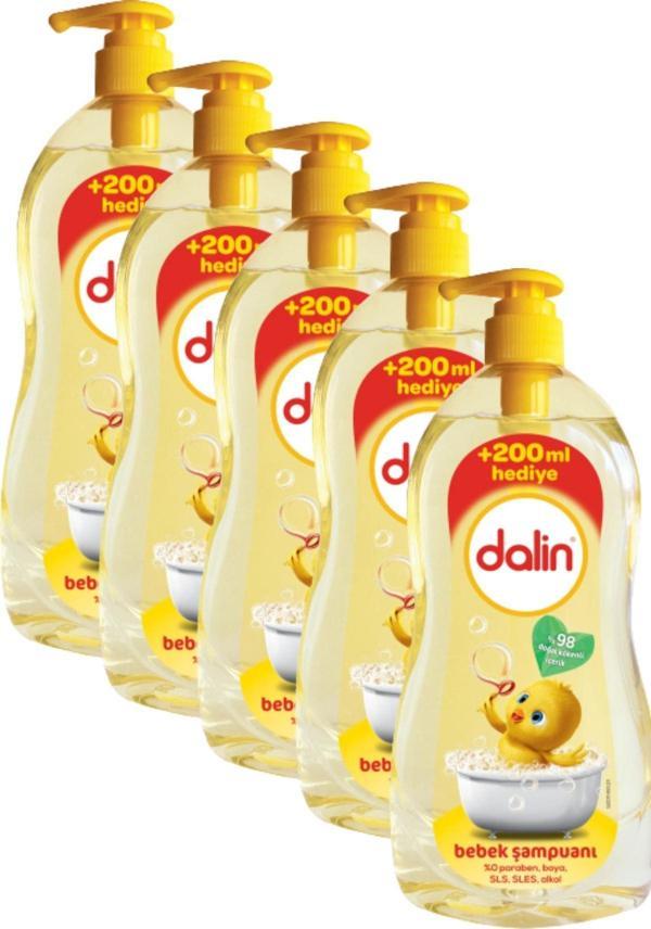 Dalin Şampuan 5 Adet 900 ml 700+200 ml - Image 1