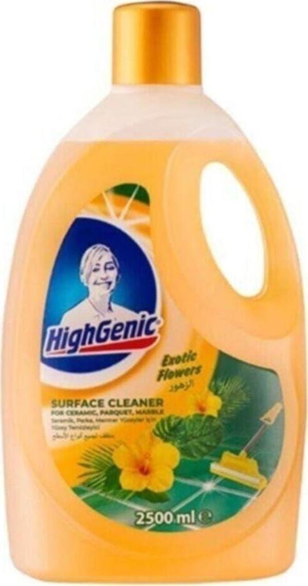 Highgenic Genel Yüzey Temızleyici - Egzotik Çiçekler 2500 ml - Image 1