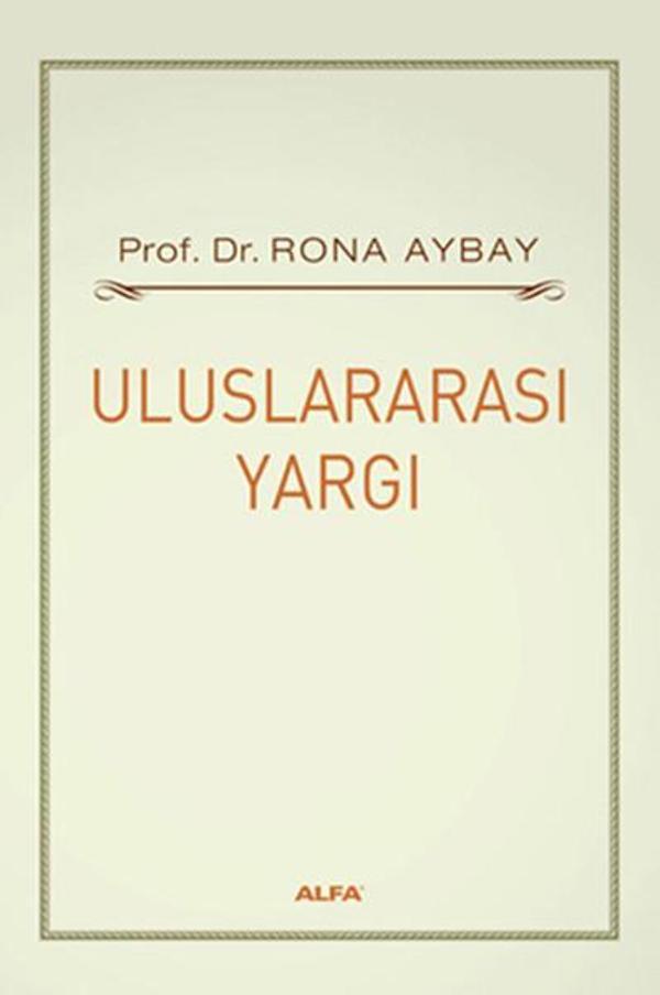 Uluslararası Yargı - Alfa Yayıncılık - Image 1
